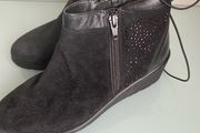 New Suede Ankle Boots, size 4