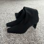 Reformation Rose Neoprene Knee Boots Sz 9UK 11US 42 Black Classic Heels Party Image 2
