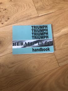 Triumph Herald 13/60 Handbook Reissue