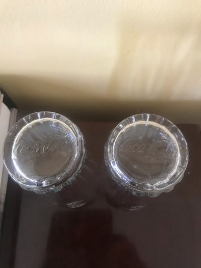 Coca Cola 'cap top' Glasses (4)