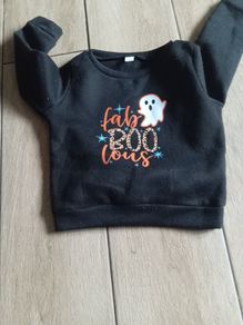 Halloween jumper.  Aged 6-7