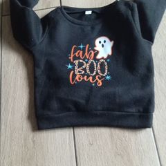 Halloween jumper.  Aged 6-7