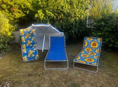 Garden recliners/ sun chairs/beds