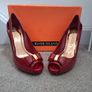 Red peep toe River Island high heels. Size UK5 Image 2