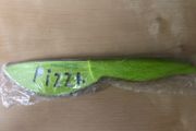 Pizza knife green