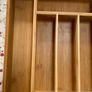 Bamboo cutlery tray Image 4