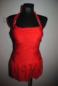Red swimsuit dress Perfect condition size UK10/12 EU38/40 Perfect condition Postage included