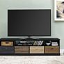 Mercer Tv Console Multicolour Drawers 65" Black - 1773196pcomuk Image 2