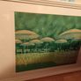 Large Art Silkscreen Print Framed Image 4