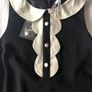 Black Dress white insert BNWT Image 2