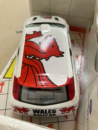 Ford Focus RS WRC 02 Wales 1/18 Burago extremely rare