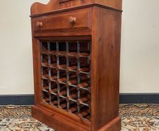 WAS 230 now 180 ! Solid Pine Wine Rack with Upper Gallery