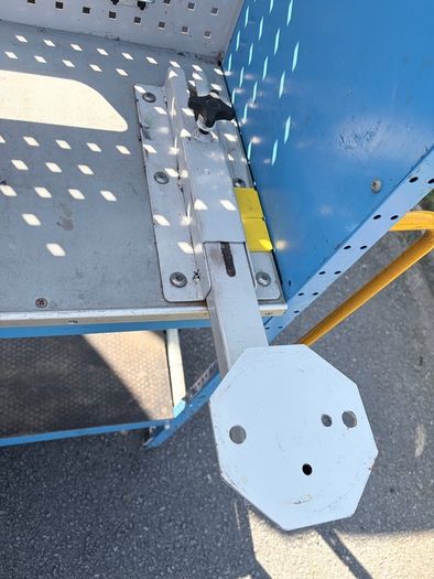 Bri-Stor van workbench, shelves and BOTT hooks