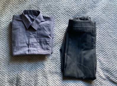 Grey Shirts and Trousers Age 6-7