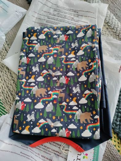 Adult christmas pyjamas Frugi organic cotton