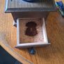Brown vintage coffee grinder postage possible Image 3