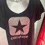 Converse Black ladies top size XL UK16 EU44 Postage included Image 3