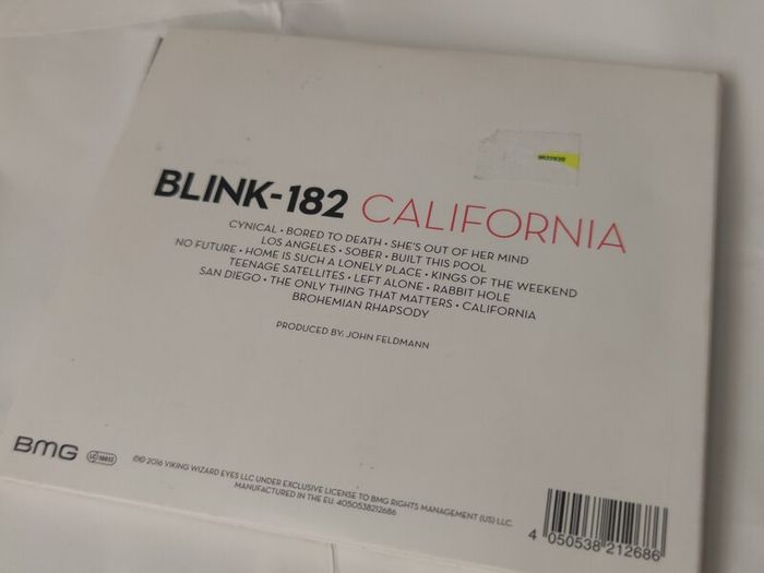 Blink 182 - California Cd
