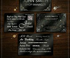 Metal Business Cards or Name plates