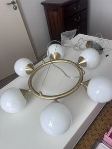 brass light fitting