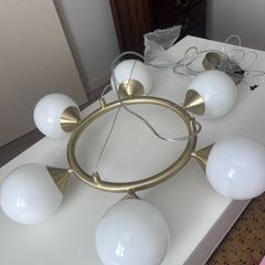brass light fitting