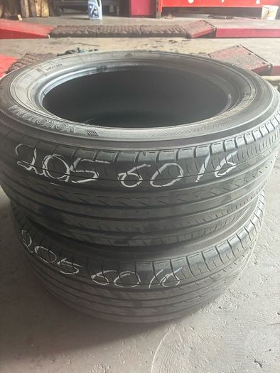 Pair of 205/60 R16 Yokohama BluEarth Tyres Fully Fitted & Balanced