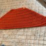 Hand made,rust-colored, crocheted poncho/Shawl Image 5