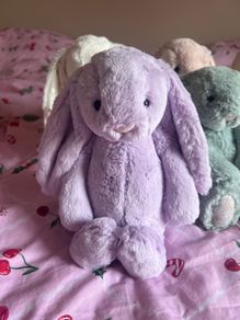New jellycat medium lilac bunny