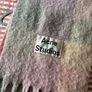 Acne Studios Pink Patterned Striped Scarf dupe Image 5