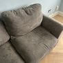 Grey L Shaped Sofa Ottoman Quick Sale Image 6