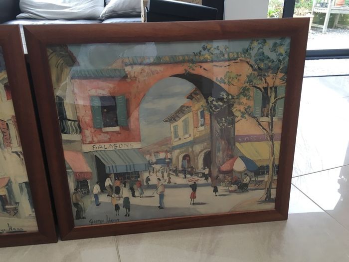 George Hann painting