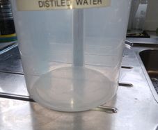 Water Distiller Plastic Collection Jug / Serving Pitcher with Grey Lid ,4 litre