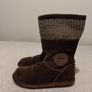Clarks Kids Brown Suede lined Boots Image 4