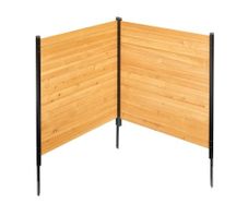 2 Panel Solid Air Conditioner Fence Screen, Pool Equipment Enclosure with Metal Stakes, Easy DIY Installation, Outdoor Trash Can Hider for Garden Decoration