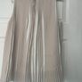 COS Sleeveless Beige Pleated Blouse - High Neck - UK 8 - Lined Image 2