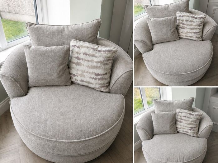 Large Swivel Cuddle Chair