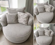 Large Swivel Cuddle Chair