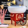 Cotton Candy Machine for at Home - Candy Floss Machine - Candy Floss Maker for Sugar or Sweets | Cotton Candy Maker for Children's & Kids Birthday Party red White (FREE POSTAGE) Image 3