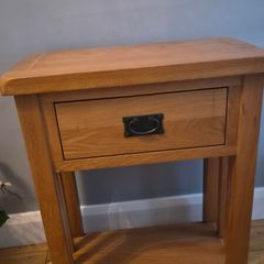 Small console table solid wood
