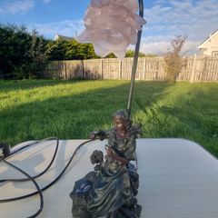 Figural lamp in the Art Nouveau style