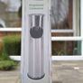 Waste Paper Bin with Ashtray Confortime Metal 56.5 x 14.7 cm Image 4