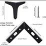 4 Pcs Metal Forniture legs Image 2