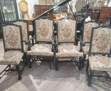 Set of 6 Baroque Style Dining Chairs