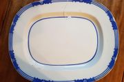 Large Antique Ironstone Turkey / Meat Platter Simple Design