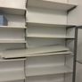 Glass and Metal Shelving Unit Image 5