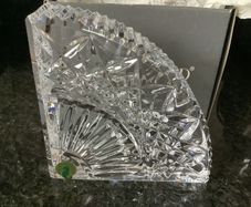 Waterford Crystal - Pair Quadrant Bookends, heavy 5282625620