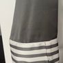Francis Brennan Grey and Stripe Dressing Gown Image 2