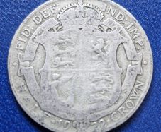 United Kingdom 1922 Half Crown - George V 2nd type Silver coin