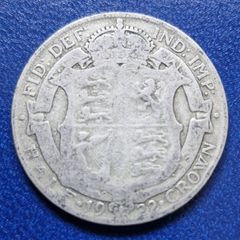 United Kingdom 1922 Half Crown - George V 2nd type Silver coin
