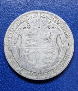 United Kingdom 1922 Half Crown - George V 2nd type Silver coin